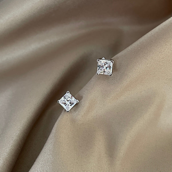 Cubic Zirconia Stud Earrings