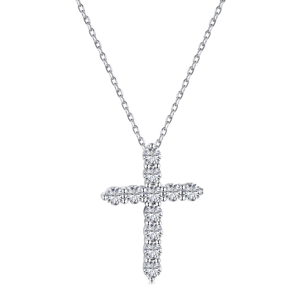 Cross Pendant Necklace 925 Silver