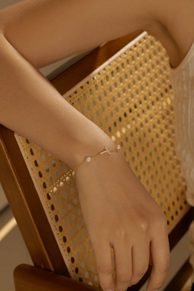 S925 Sterling Silver Cross Bracelet