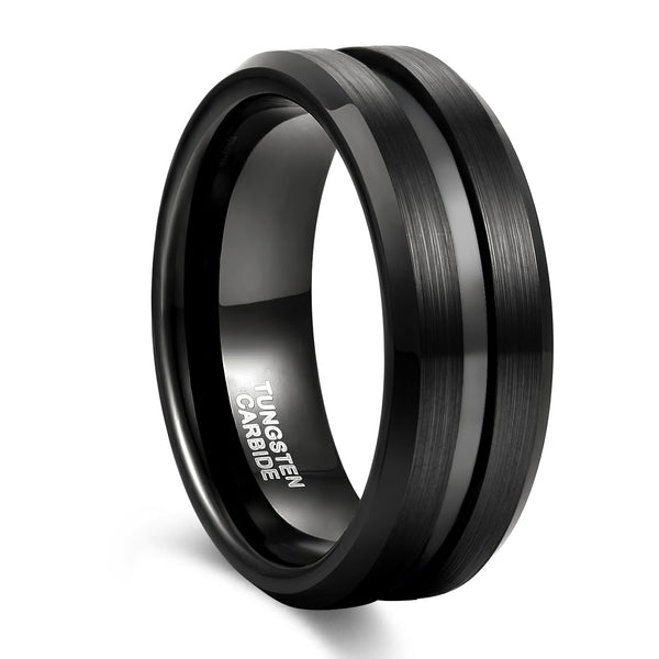 8mm Matte Finish Tungsten Ring