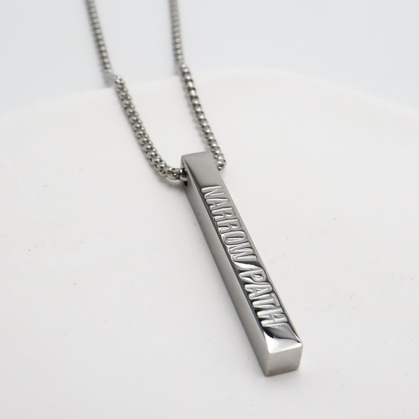Narrow Path Bar Necklace