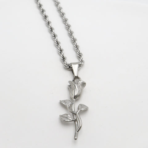 Rose Pendant Necklace