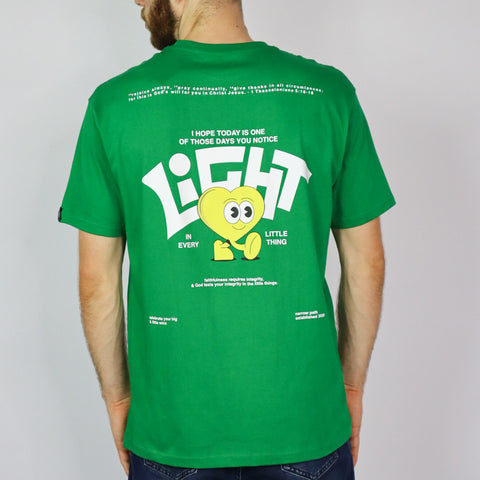 LIGHT IN EVERY LITTLE THING TEE GREEN
