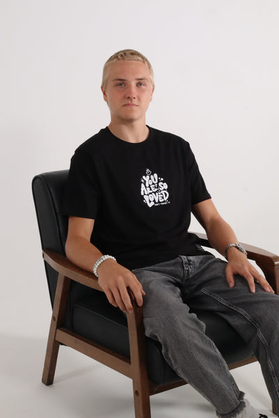 YOU ARE SO LOVED TEE BLACK
