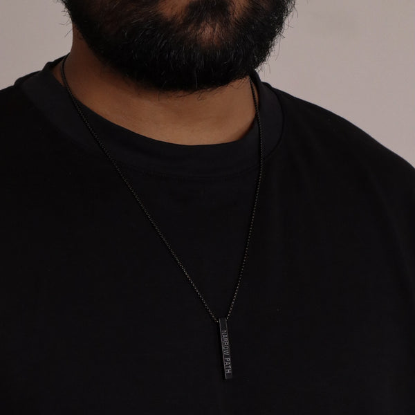 Narrow Path Bar Necklace