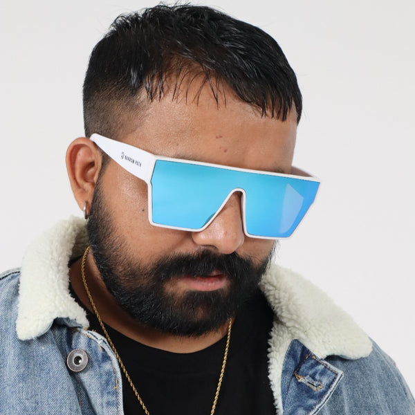 Oversized Narrow Path Polarised Sunglasses