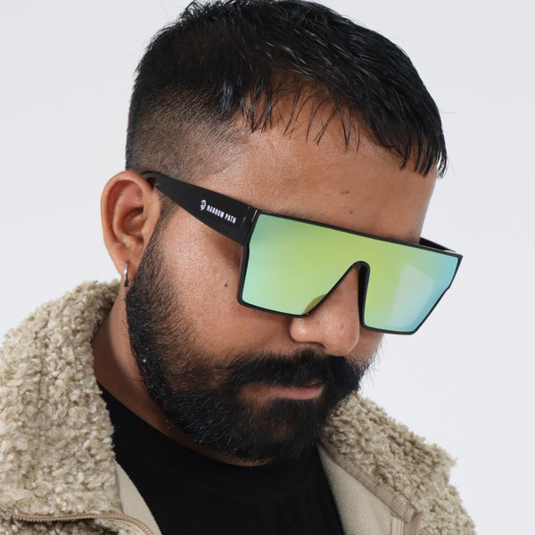 Oversized Narrow Path Polarised Sunglasses