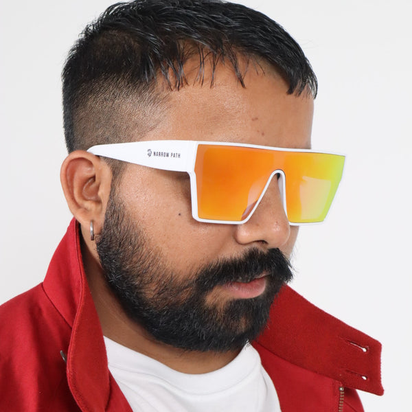 Oversized Narrow Path Polarised Sunglasses