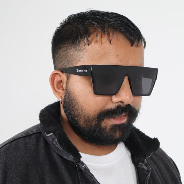 Oversized Narrow Path Polarised Sunglasses