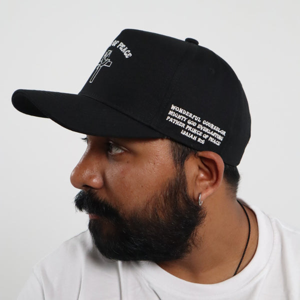 PRINCE OF PEACE EMBROIDERED SNAPBACK HAT