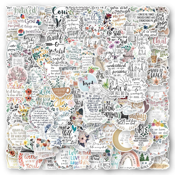 FLOURISH VINYL STICKERS
