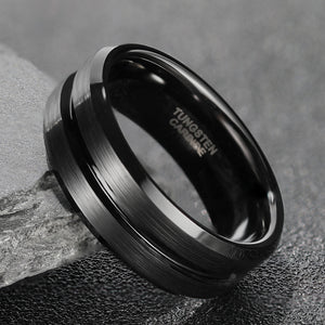 8mm Matte Finish Tungsten Ring