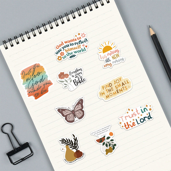 BOHO CHRISTIAN VINYL STICKERS