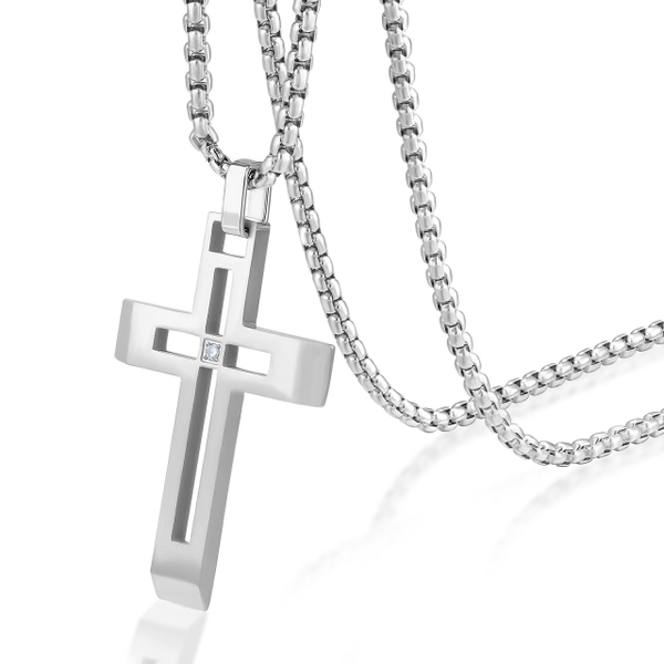 Genesis Cross Pendant Necklace