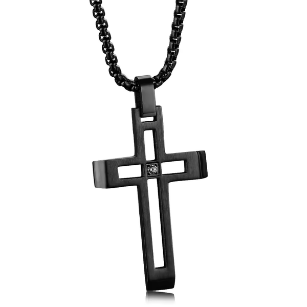 Genesis Cross Pendant Necklace