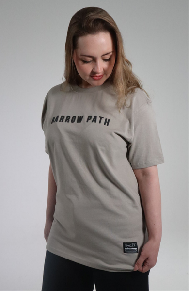 NARROW PATH 3D PRINTED GREY TEE