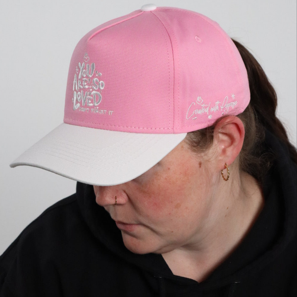 YOU ARE SO LOVED EMBROIDERED SNAPBACK HAT