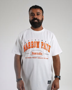 NARROW PATH ORANGE WHITE