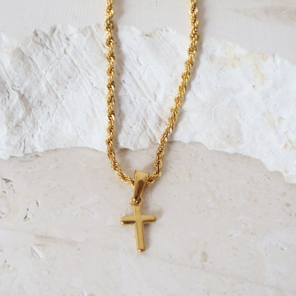 Little Cross Pendant Necklace