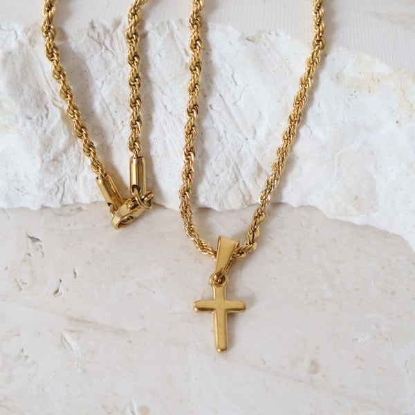 Little Cross Pendant Necklace