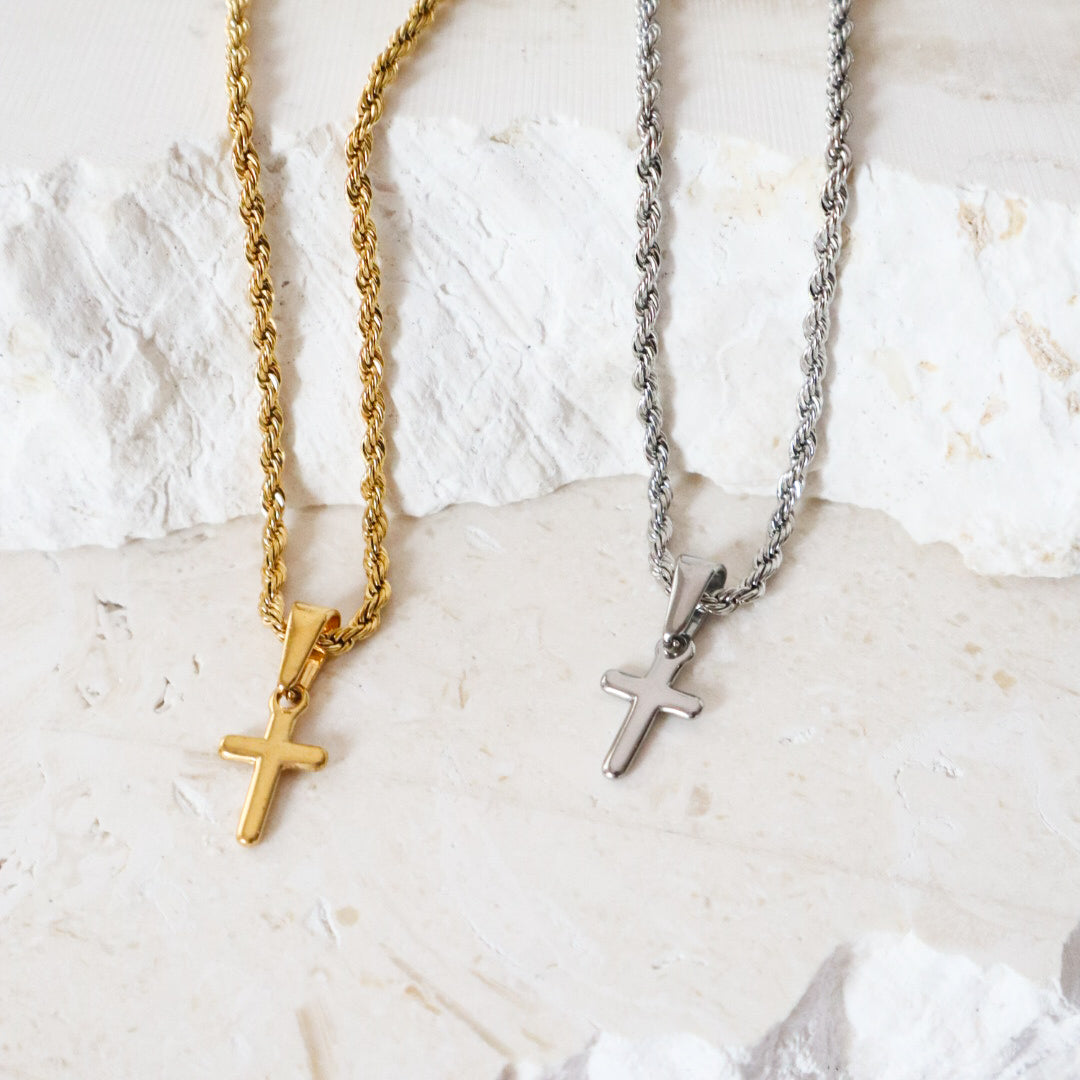 Little Cross Pendant Necklace