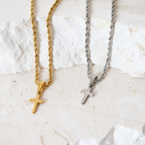 Little Cross Pendant Necklace