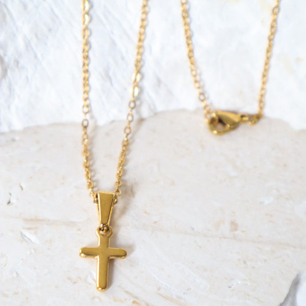 Little Cross Pendant Necklace