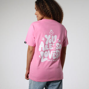 YOU ARE SO LOVED TEE PINK