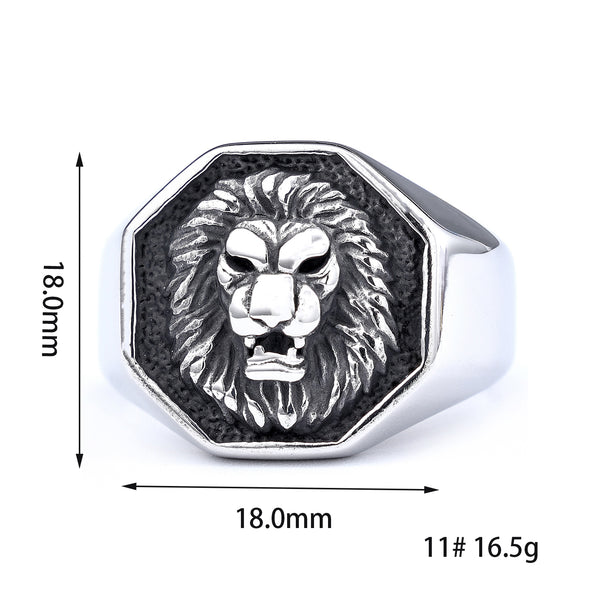 Lion Logo Men Rings