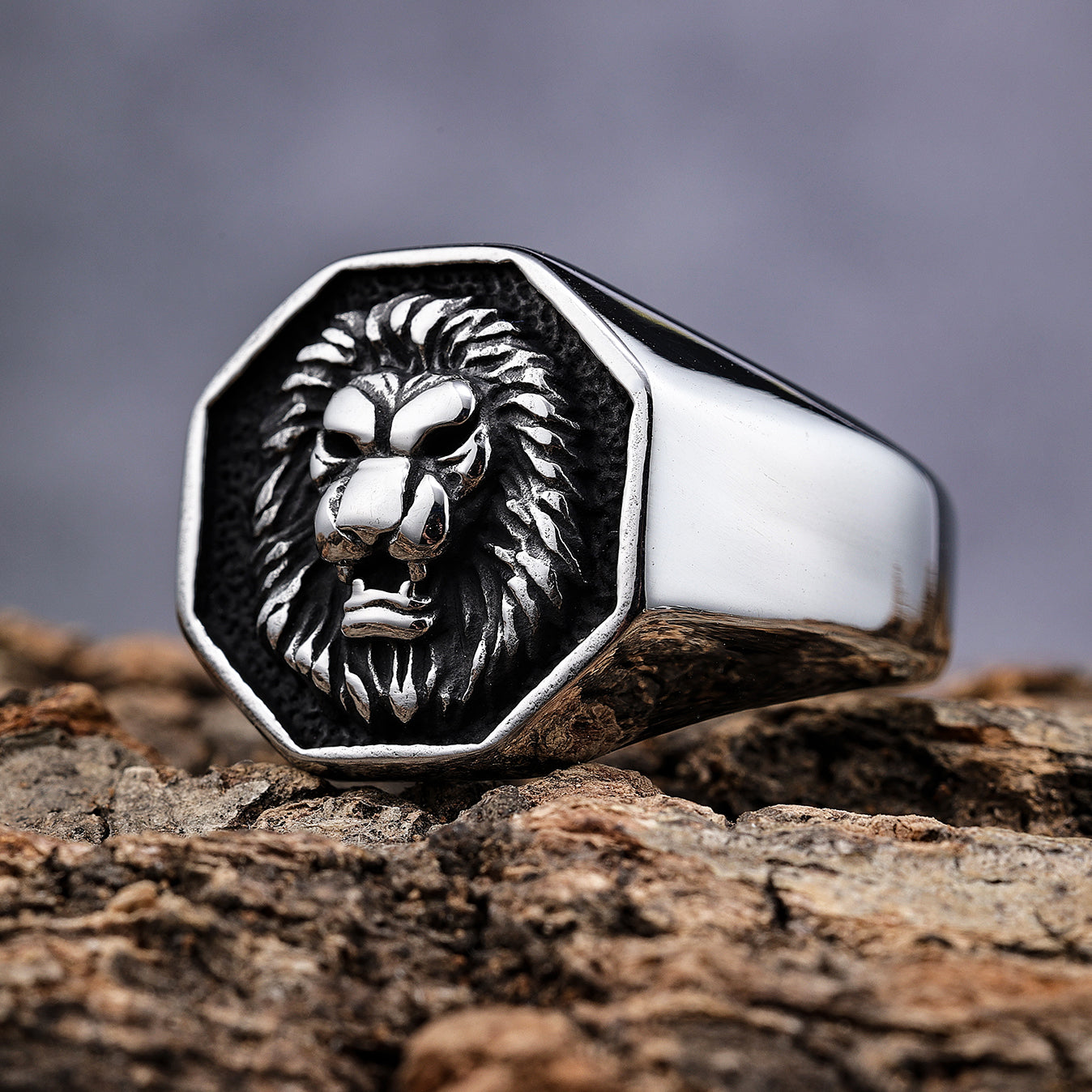 Lion Logo Men Rings