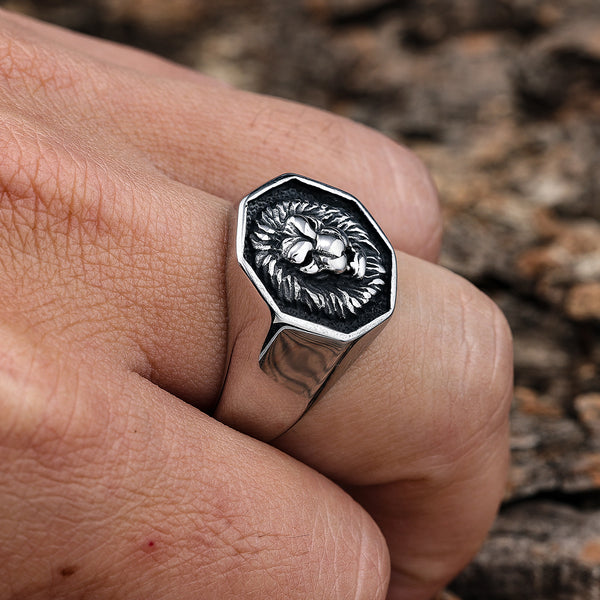 Lion Logo Men Rings
