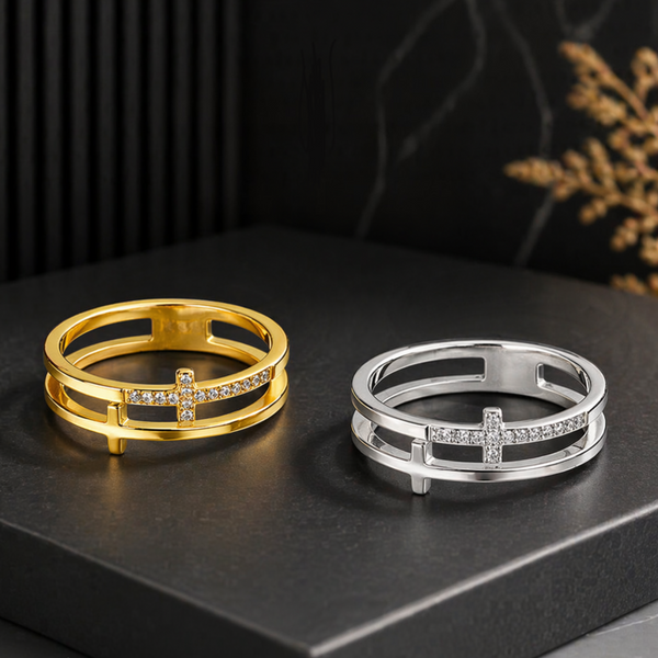 Double Cross Ring - Women