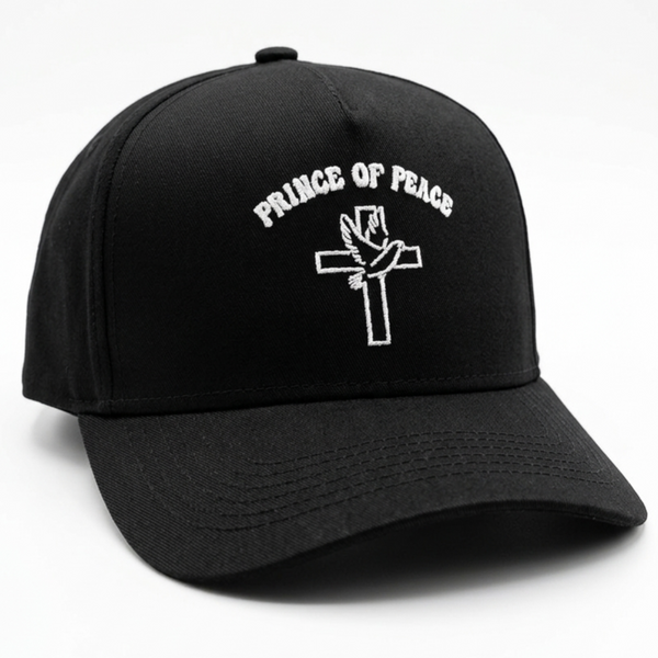 PRINCE OF PEACE EMBROIDERED SNAPBACK HAT