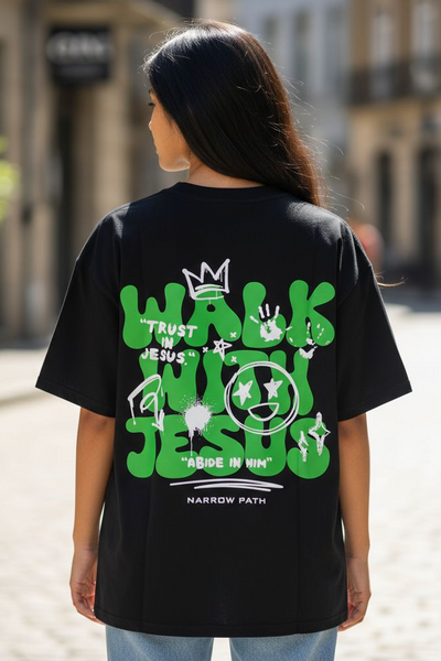 WALK WITH JESUS OVERSIZED TEE