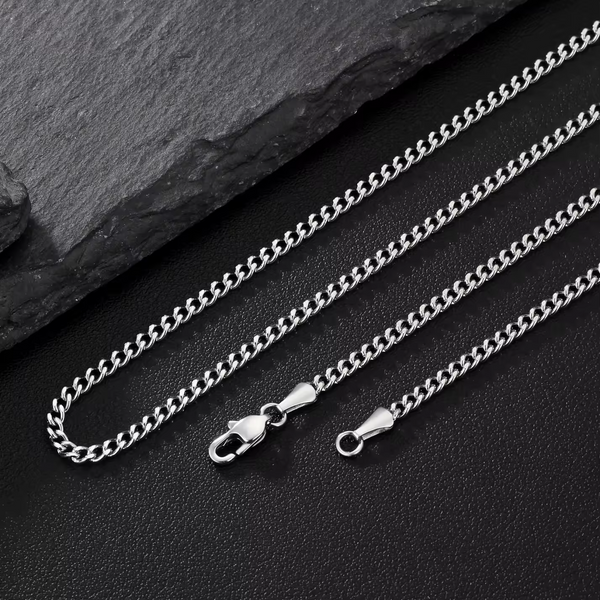3mm Cuban Chain 14k plated