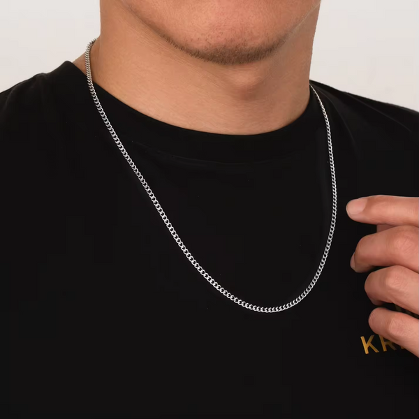 3mm Cuban Chain 14k plated