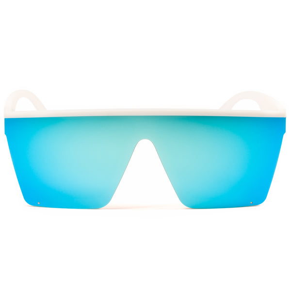 ASHER SUNGLASSES ICE BLUE/WHITE FRAME