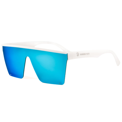 ASHER SUNGLASSES ICE BLUE/WHITE FRAME