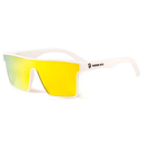 NOAH SUNGLASSES YELLOW/WHITE FRAME