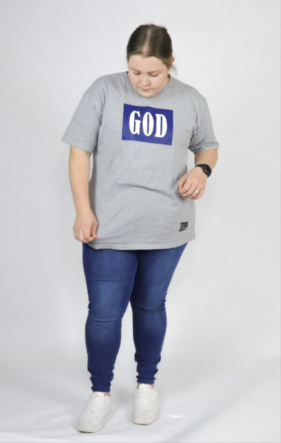 GOD TEE GREY