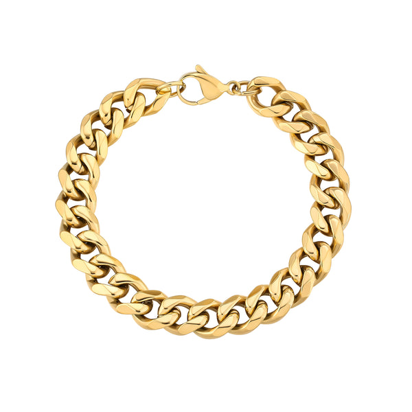 Cuban 10mm Gold Bracelt