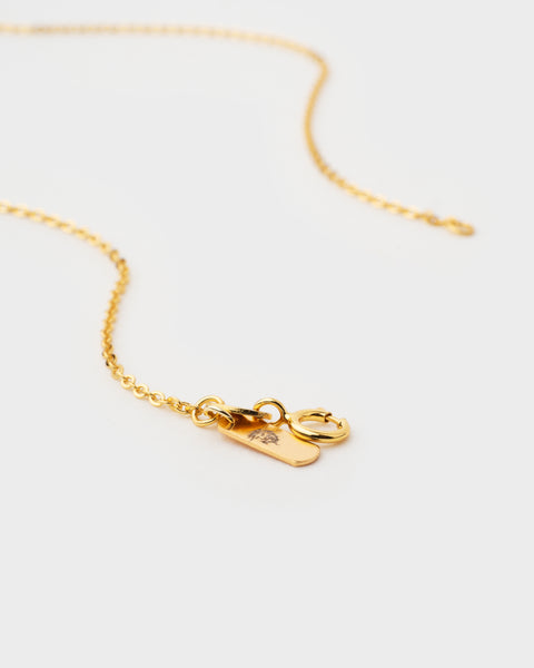 18k Gold Plated 925 Sterling Silver Cubic Zirconia Small Diamond Necklace